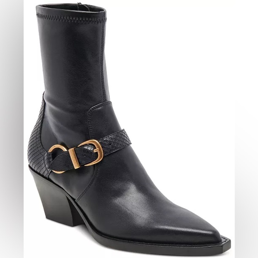 Women's Rave Pointed-Toe Buckled Dress Booties NWOT